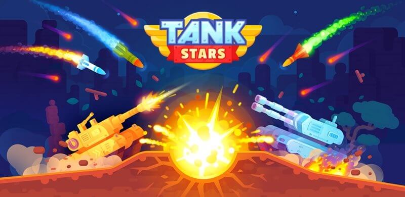 تحميل لعبة Tank Stars مهكرة 2024 للاندرويد
