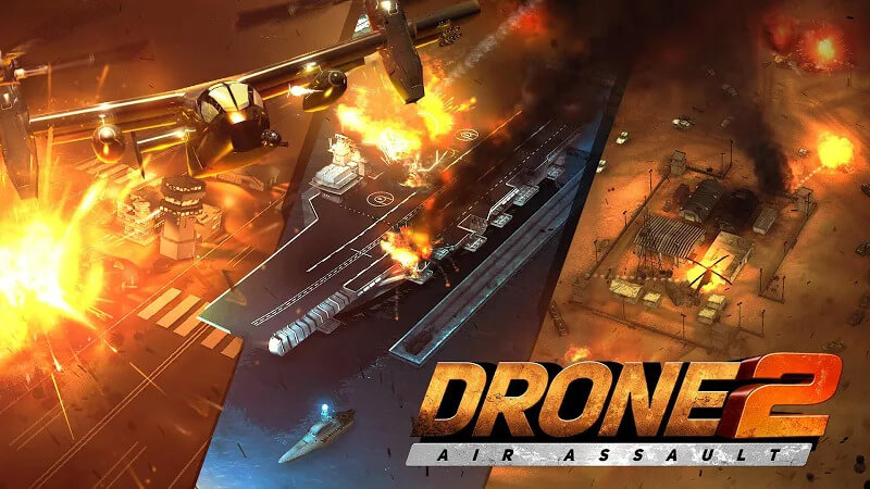 تحميل لعبة Drone 2 Air Assault مهكرة للاندرويد