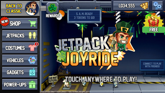 تحميل لعبة Jetpack Joyride مهكرة 2024 للاندرويد