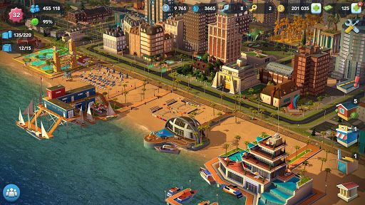 تحميل لعبة SimCity BuildIt مهكرة للاندرويد