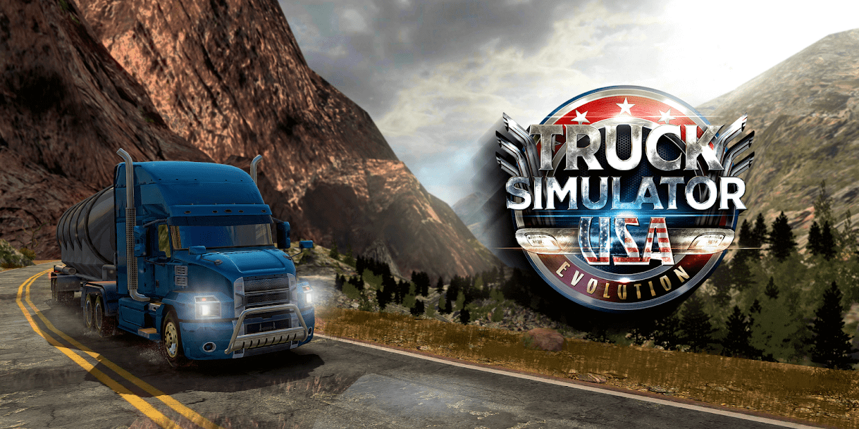 تحميل لعبة Truck Simulator USA مهكرة 2024 للاندرويد