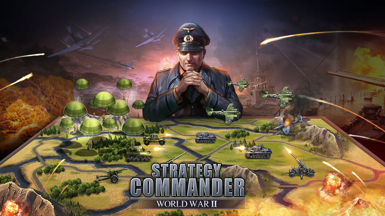 تحميل WW2 Strategy Commander مهكرة للاندرويد